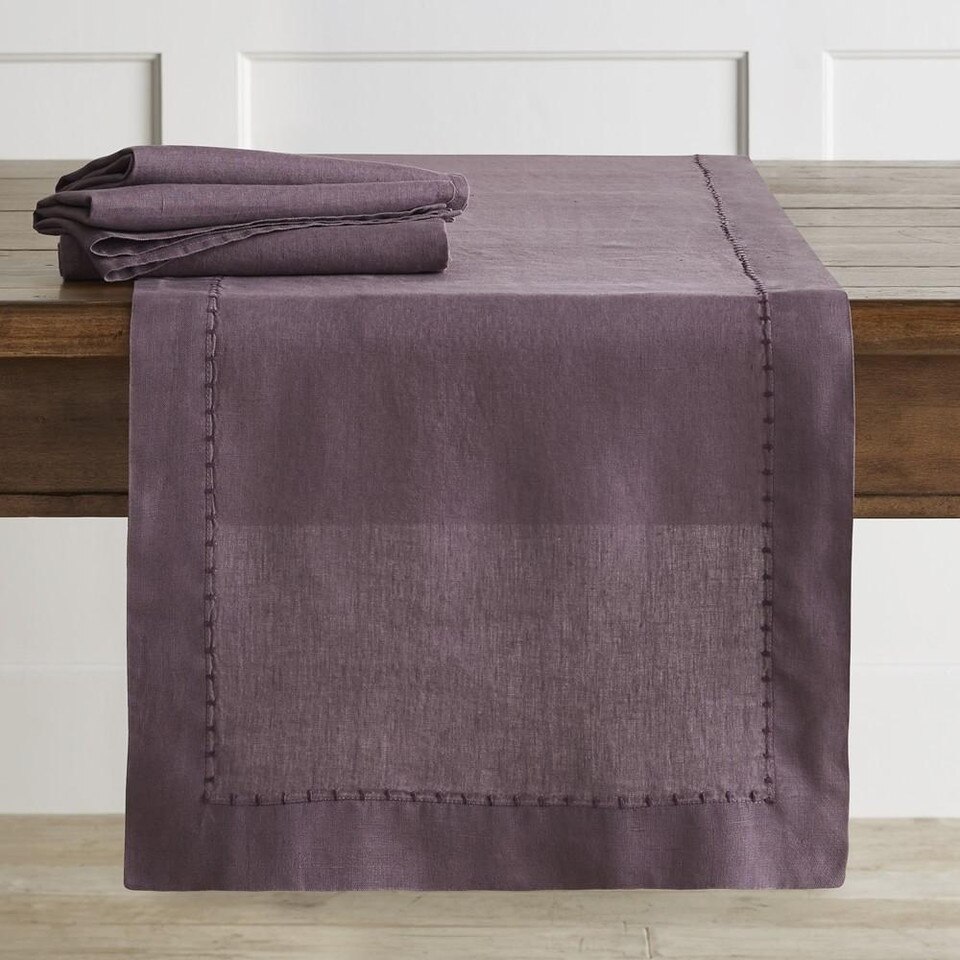 Italian Washed Linen Table Runner Williams Sonoma Australia